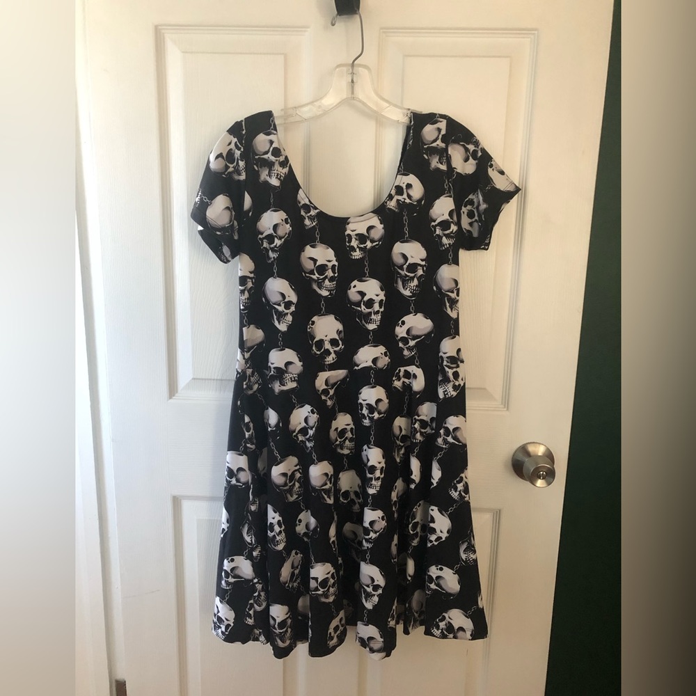 Liquor Brand Skull and Chain Dress From Sourpuss XL